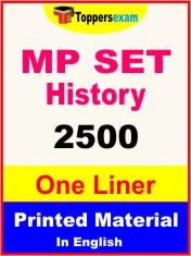 MP SET History One Liner Book in English
