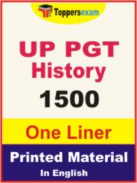 UP PGT History One Liner Book in English
