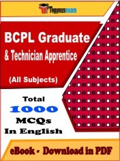 EBook of BCPL Graduate & Technician Apprentice, PDF Format in English