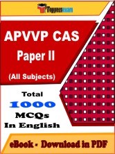 EBook of APVVP CAS (Paper 2), PDF Format in English