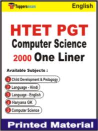 HTET PGT Computer Science One Liner Book in English