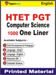 HTET PGT Computer Science One Liner Book in English