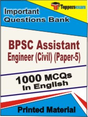 BPSC Assistant Engineer (Civil) (Paper-5) Book in English - Objective MCQ