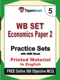 WB SET Economics Paper 2 Book in English - Mock Test / Practice Set