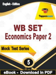 WB SET Economics Paper 2 PDF Book In English - Practice Set