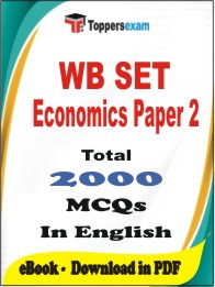 WB SET Economics Paper 2 PDF Book In English - MCQ / Objective Questions