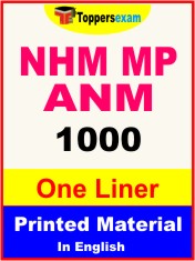 NHM MP ANM One Liner Book in English