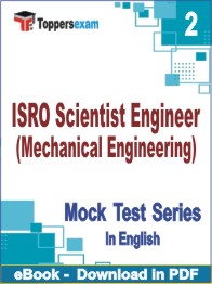 ISRO Scientist Engineer (Mechanical Engineering) Test PDF Book In English - Question Paper