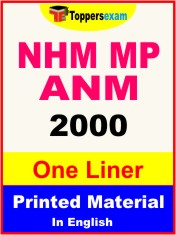 NHM MP ANM One Liner Book in English