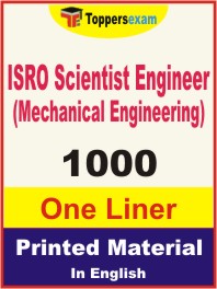 ISRO Scientist Engineer (Mechanical Engineering) One Liner Book in English