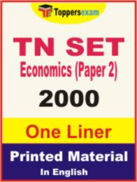 TN SET Economics ( Paper 2 ) Exam Book in English