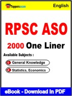 RPSC ASO One Liner Book PDF in English