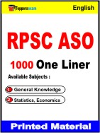 RPSC ASO One Liner Book in English