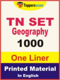 TN SET Geography One Liner Book in English