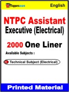 NTPC Assistant Executive (Electrical) One Liner Book in English