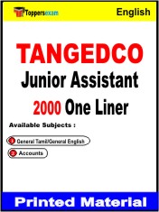 TANGEDCO Junior Assistant One Liner Book in English