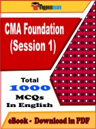 CMA Foundation (Session 1) PDF Book In English - MCQ / Objective Questions