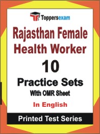 Rajasthan Female Health Worker Book in English - Practice Set