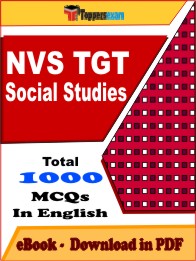 NVS TGT Social Studies Exam PDF Book In English - MCQ / Objective Questions