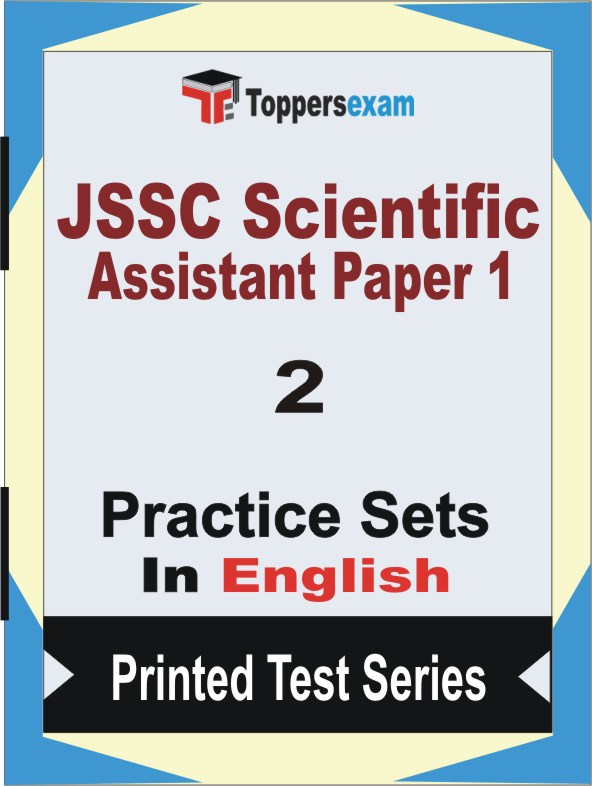 JSSC Scientific Assistant Paper 1 Book in English - Question Paper / Practice Set