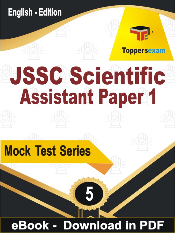 JSSC Scientific Assistant Paper 1 Test PDF Book In English - Practice Set