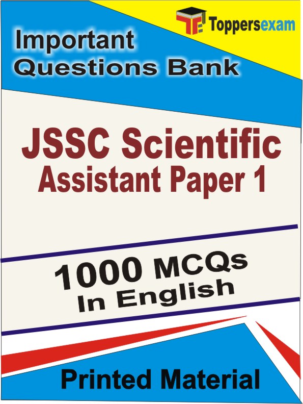 JSSC Scientific Assistant Paper 1 Book in English - Objective MCQ