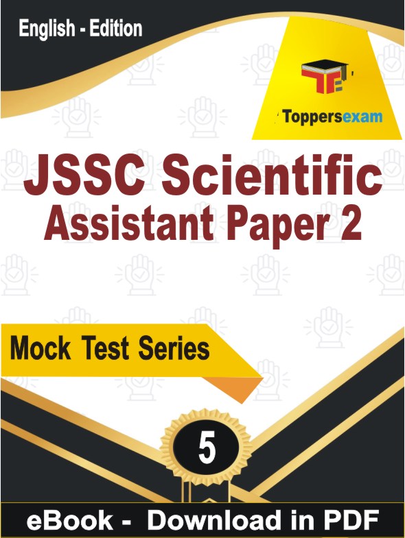 JSSC Scientific Assistant Paper 2 Test PDF Book In English - Practice Set