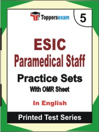 ESIC Paramedical Staff Book in English - Mock Test / Practice Set