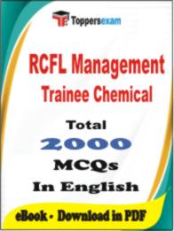 RCFL Management Trainee ( Chemical )  PDF Book In English - MCQ / Objective Questions