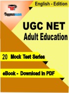UGC NET Adult Education Test PDF Book In English - Mock Test/Practice Set