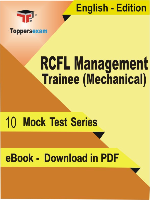 RCFL Management Trainee (Mechanical) Test PDF Book In English - Mock Test/Practice Set