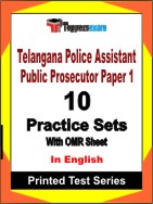 Telangana Police Assistant Public Prosecutor ( Paper 1 ) Book in English - Practice Set