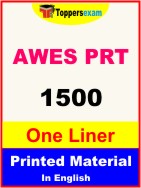 AWES PRT One Liner Book in English