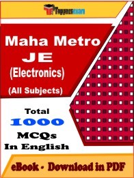 EBook of Maha Metro JE (Electronics) Exam, PDF Format in English