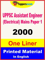 UPPSC Assistant Engineer (Electrical) Mains Paper 1 One Liner Book in English