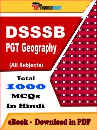 DSSSB PGT Geography PDF Book In Hindi