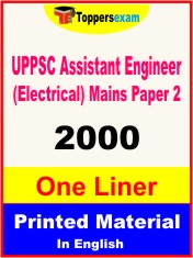 UPPSC Assistant Engineer (Electrical) Mains Paper 2 One Liner Book in English