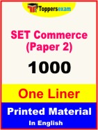 SET Commerce (Paper 2) One Liner Book in English
