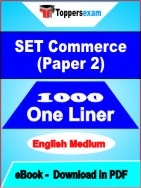 SET Commerce (Paper 2) One Liner Book PDF in English