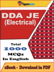 DDA JE (Electrical) PDF Book In English - MCQ / Objective Questions