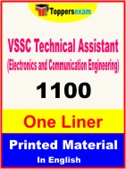 VSSC Technical Assistant (Electronics and Communication Engineering) One Liner Book in English