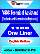 VSSC Technical Assistant (Electronics and Communication Engineering) One Liner Book PDF in English