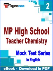 MP High School Teacher Chemistry Test PDF Book In English - Question Paper