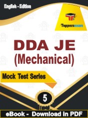 DDA JE (Mechanical) PDF Book In English - Practice Set