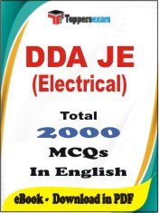 DDA JE (Electrical) PDF Book In English - MCQ / Objective Questions