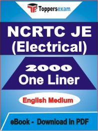 NCRTC JE (Electrical) One Liner Book PDF in English