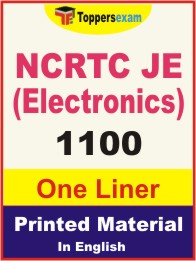 NCRTC JE (Electronics) One Liner Book in English.