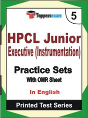 HPCL Junior Executive (Instrumentation) Book in English - Mock Test / Practice Set