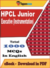 HPCL Junior Executive (Instrumentation) PDF Book In English - MCQ / Objective Questions
