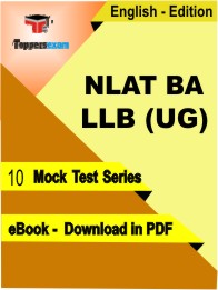 NLAT BA LLB (UG) Test PDF Book In English - Mock Test/Practice Set